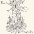 the album cover for Elephant Tree - Theia (White & Gold Galaxy Pattern Vinyl)