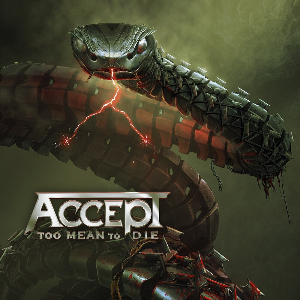 the album cover for Accept - Too Mean to Die