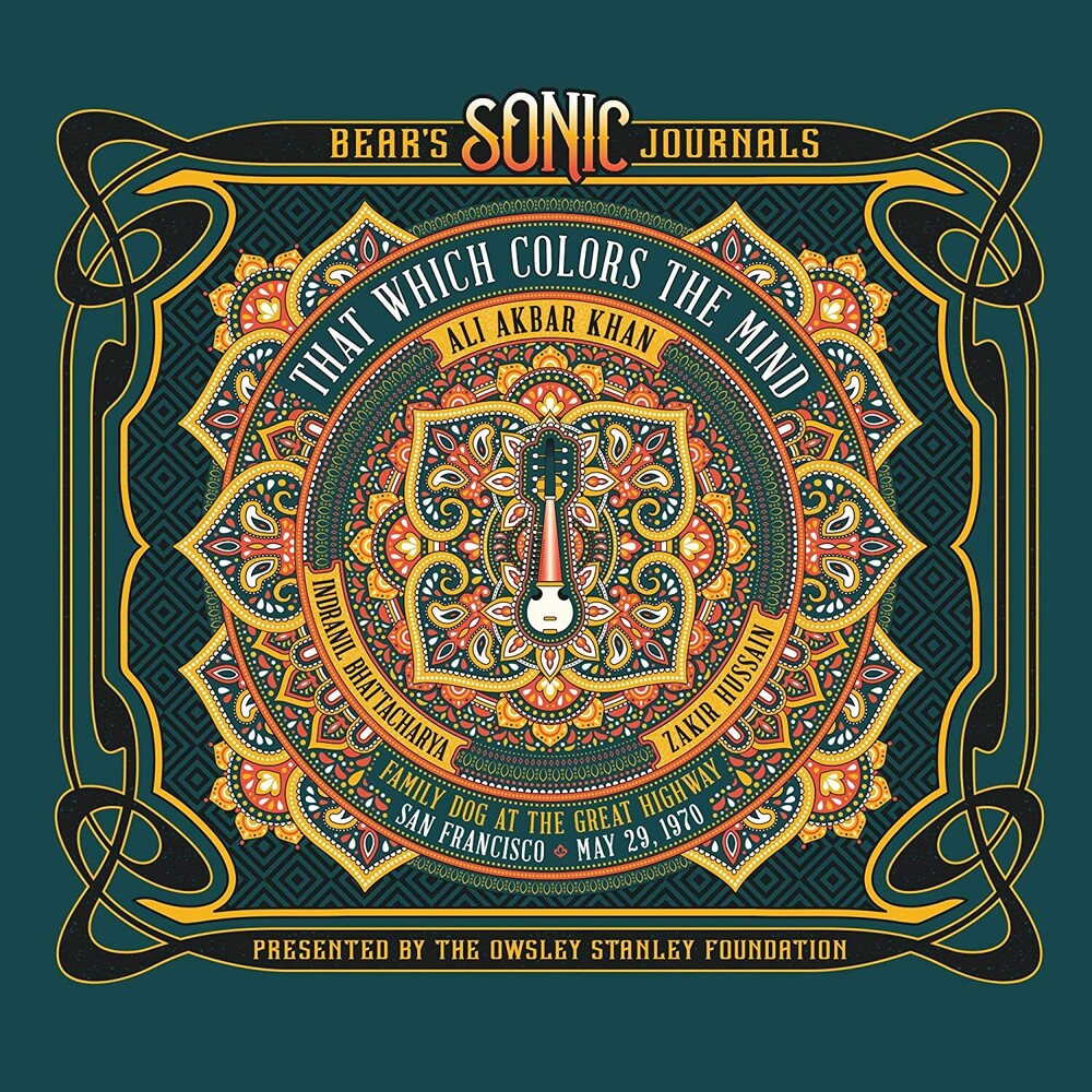 the album cover for Ali Khan Akbar - Bears Sonic Journals: That Which Colors The Mind