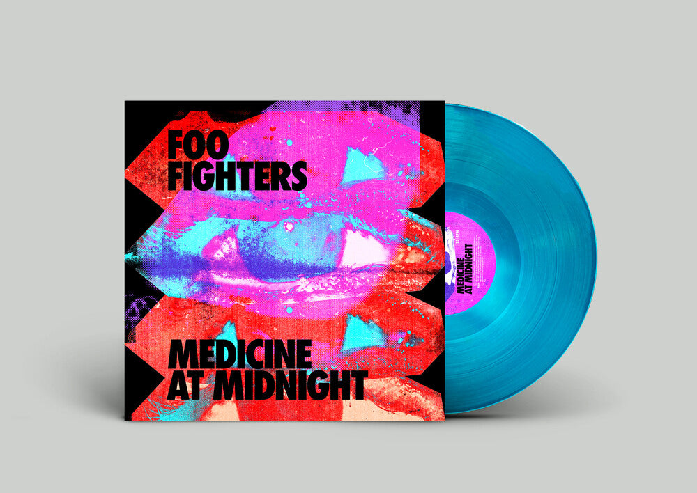the album cover for Foo Fighters - Medicine at Midnight [Indie Exclusive Limited Edition Blue LP]