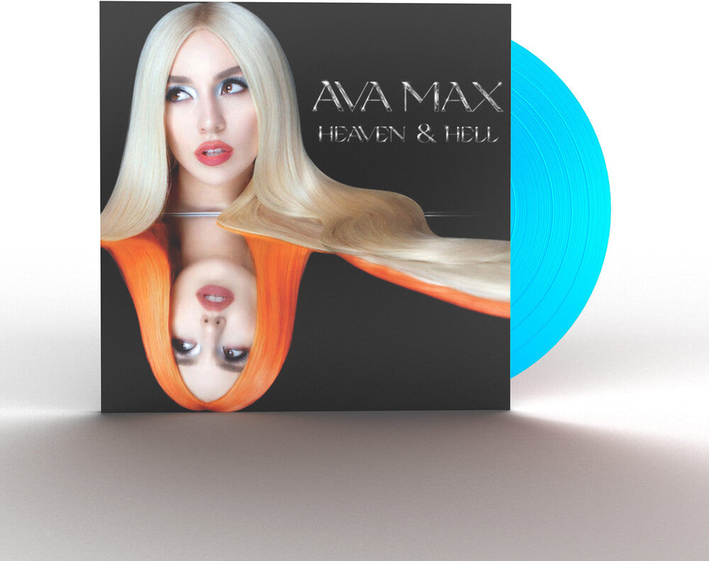 the album cover for Ava Max - Heaven & Hell [Transparent Blue LP]