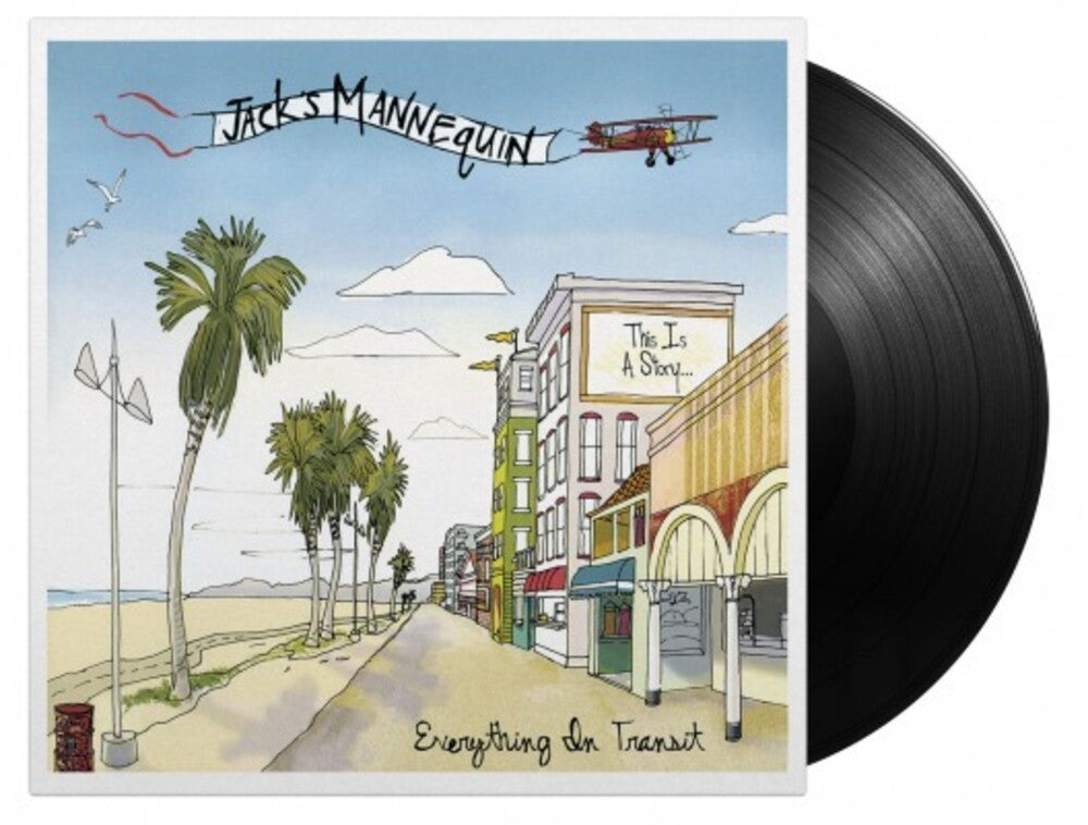 the album cover for Jacks Mannequin - Everything In Transit [180-Gram Black Vinyl]