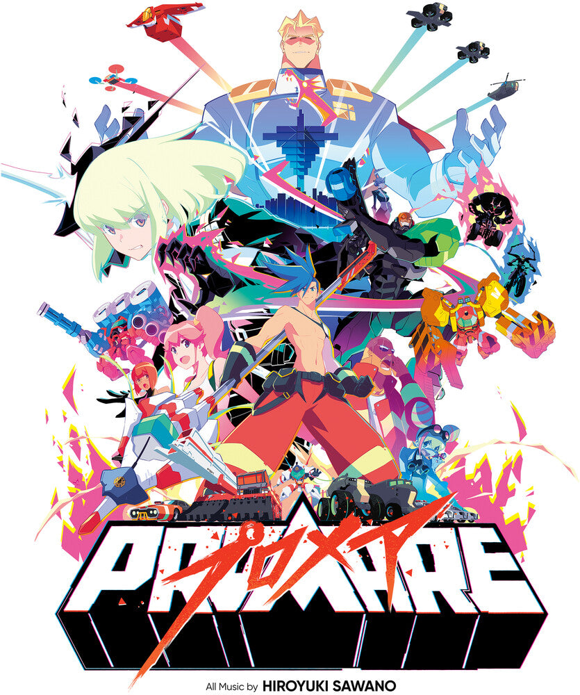 the album cover for Hiroyuki Sawano - Promare (Original Soundtrack) [Burnish Edition 2LP]