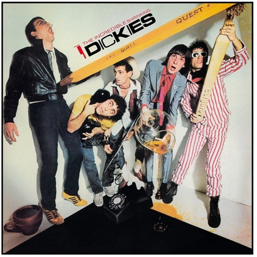 the album cover for Dickies - Incredible Shrinking Dickies