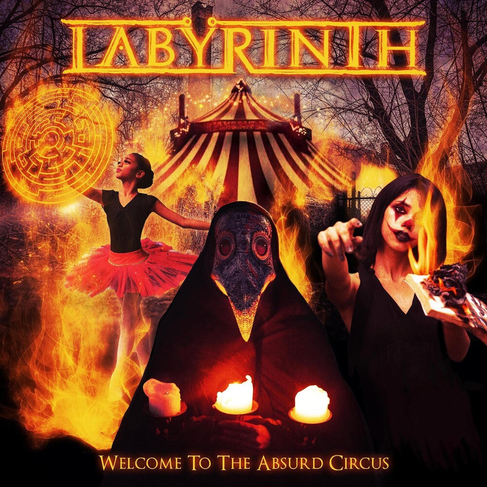 the album cover for Labyrinth - Welcome To The Absurd Circus