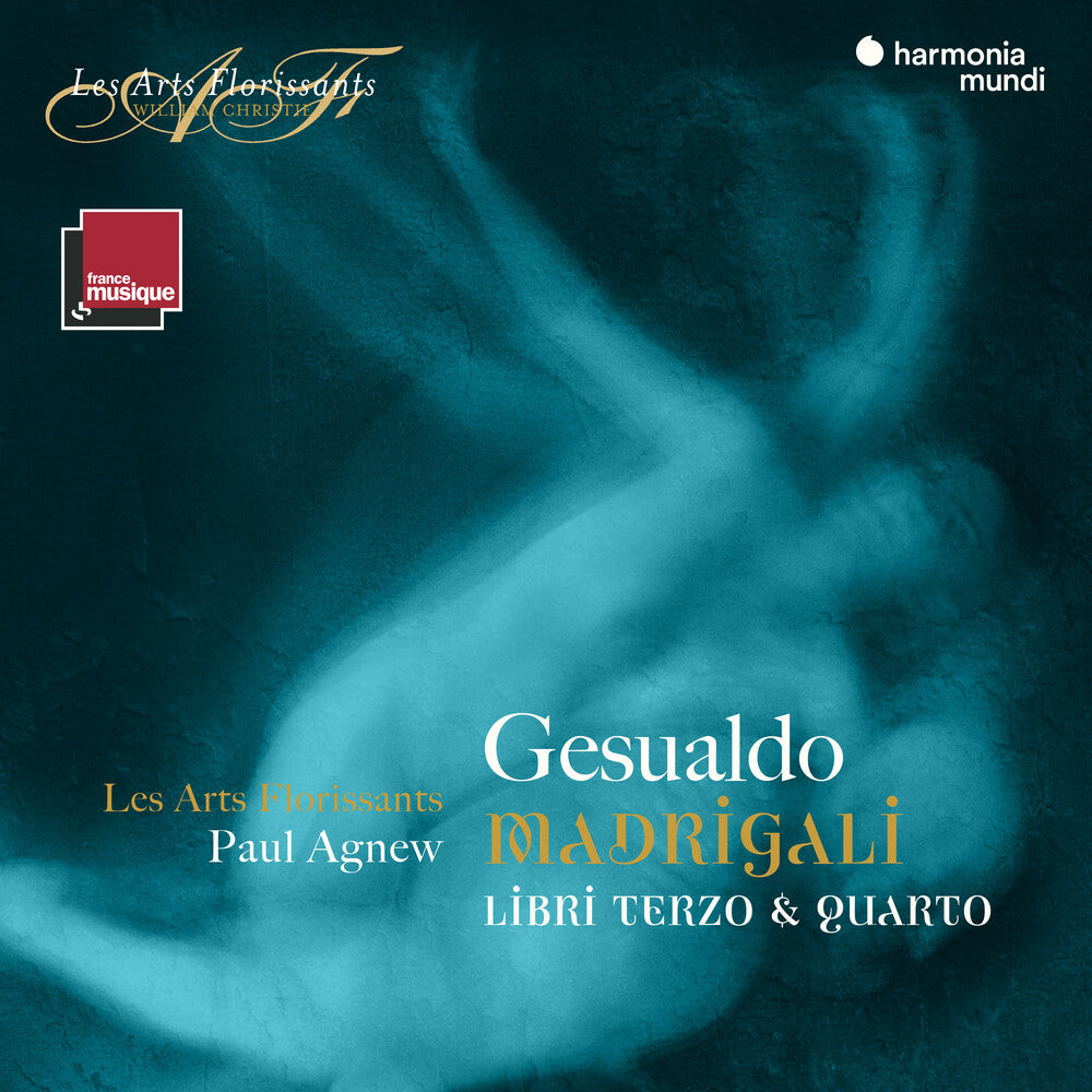 the album cover for Les Arts Florissants / Paul Agnew - Gesualdo: Madrigali Books 3 & 4