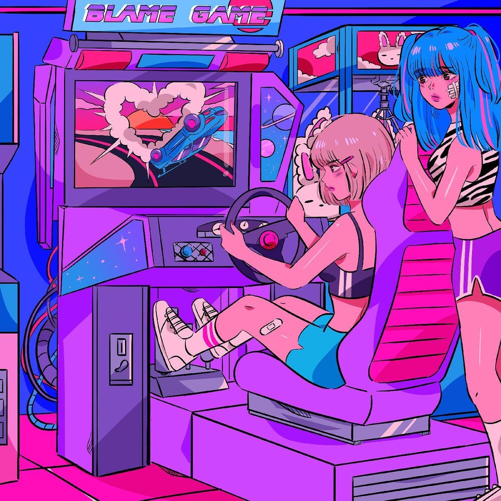 the album cover for Beach Bunny - Blame Game