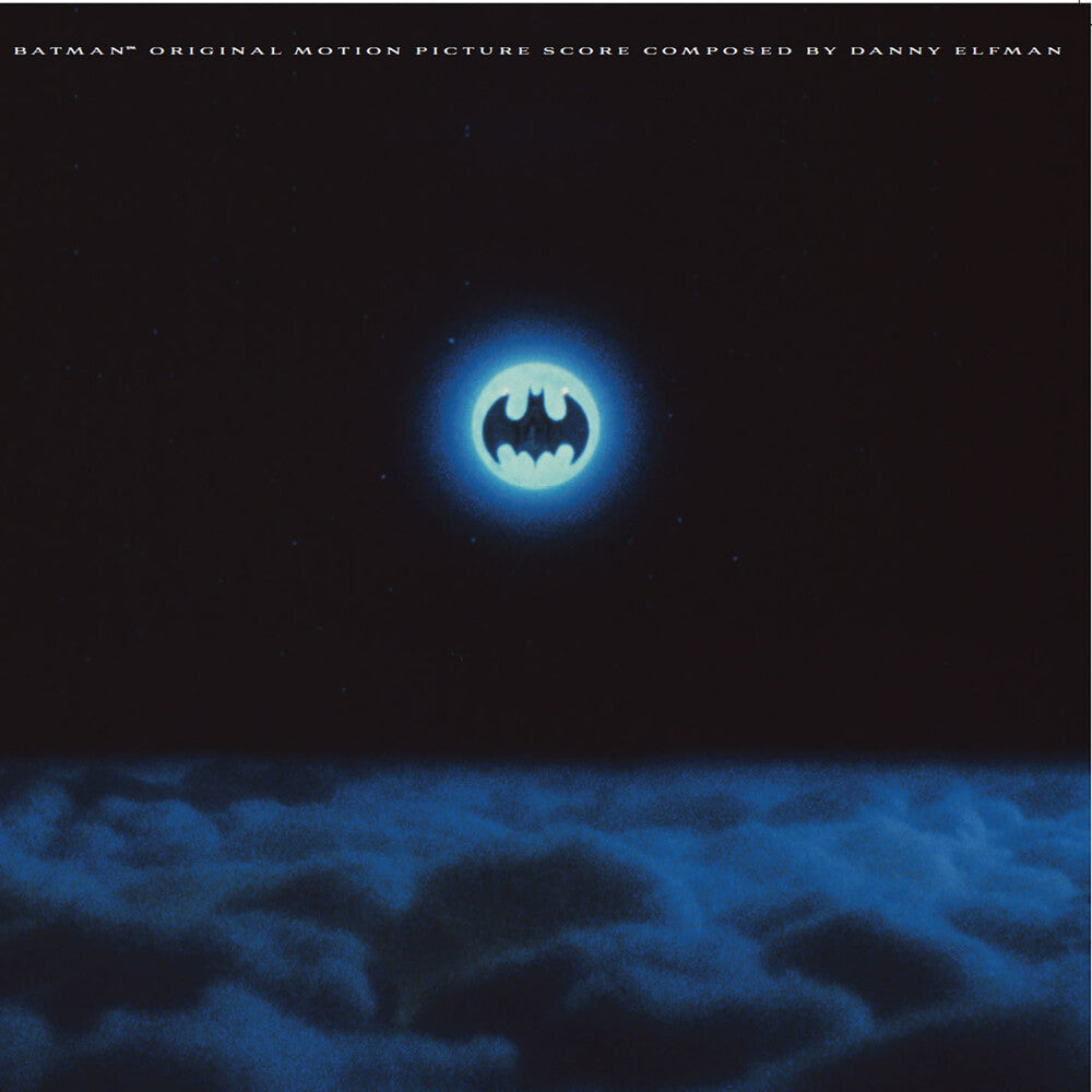 the album cover for Danny Elfman - Batman: Original Motion Picture Score [SYEOR 2021 Solid Turquoise LP]