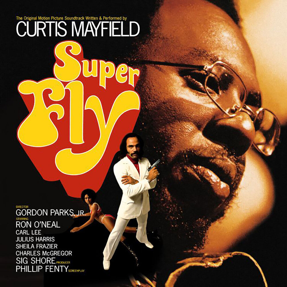 the album cover for Curtis Mayfield - Superfly [SYEOR 2021 Opaque LP]