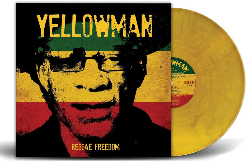 the album cover for Yellowman - Reggae Freedom [Yellow Marble LP]