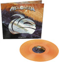 the album cover for Helloween - Skyfall (Orange Transparent)