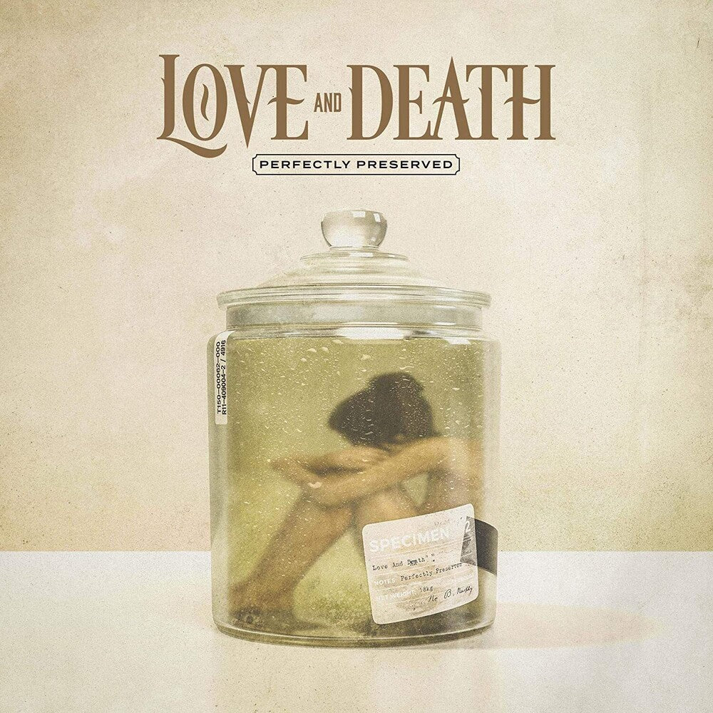 the album cover for Love and Death - Perfectly Preserved