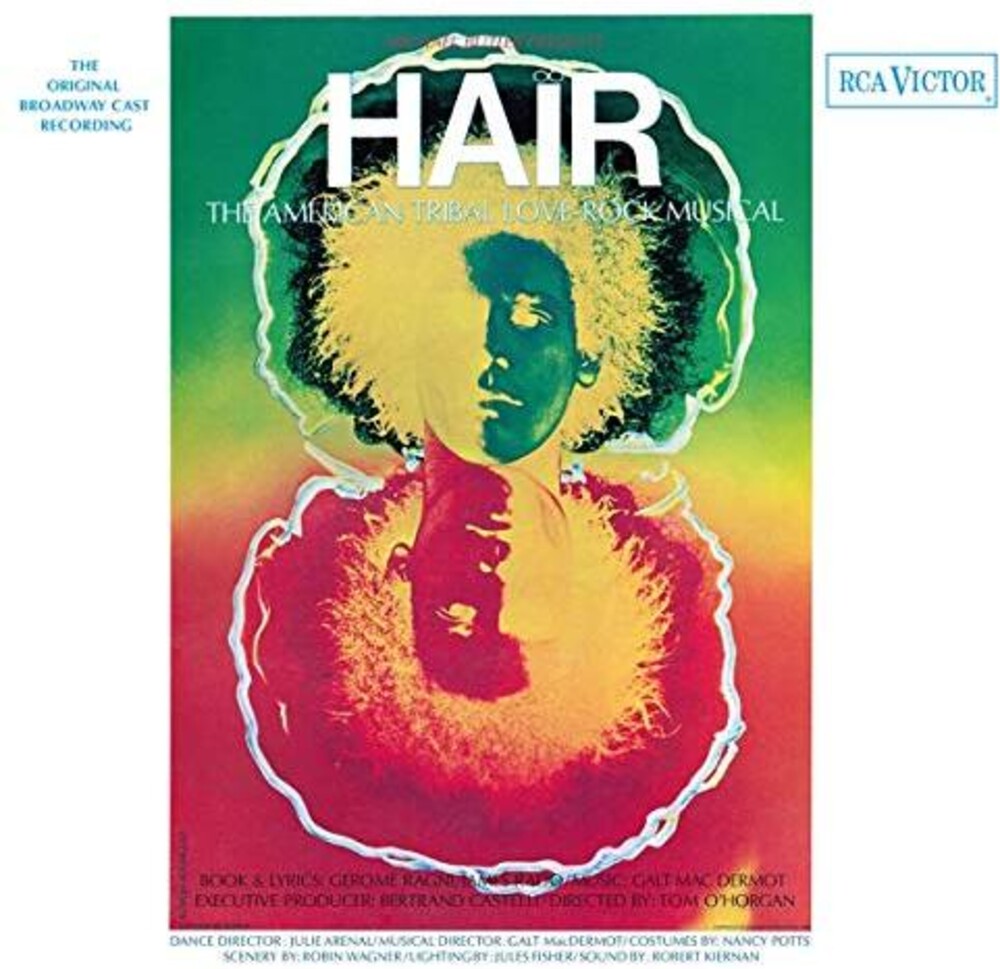 the album cover for Hair / OCR Colv Grn Ltd Ogv Org Ylw - Hair / O.C.R. [Colored Vinyl] (Grn) [Limited Edition] [180 Gram] (Org) (Ylw)
