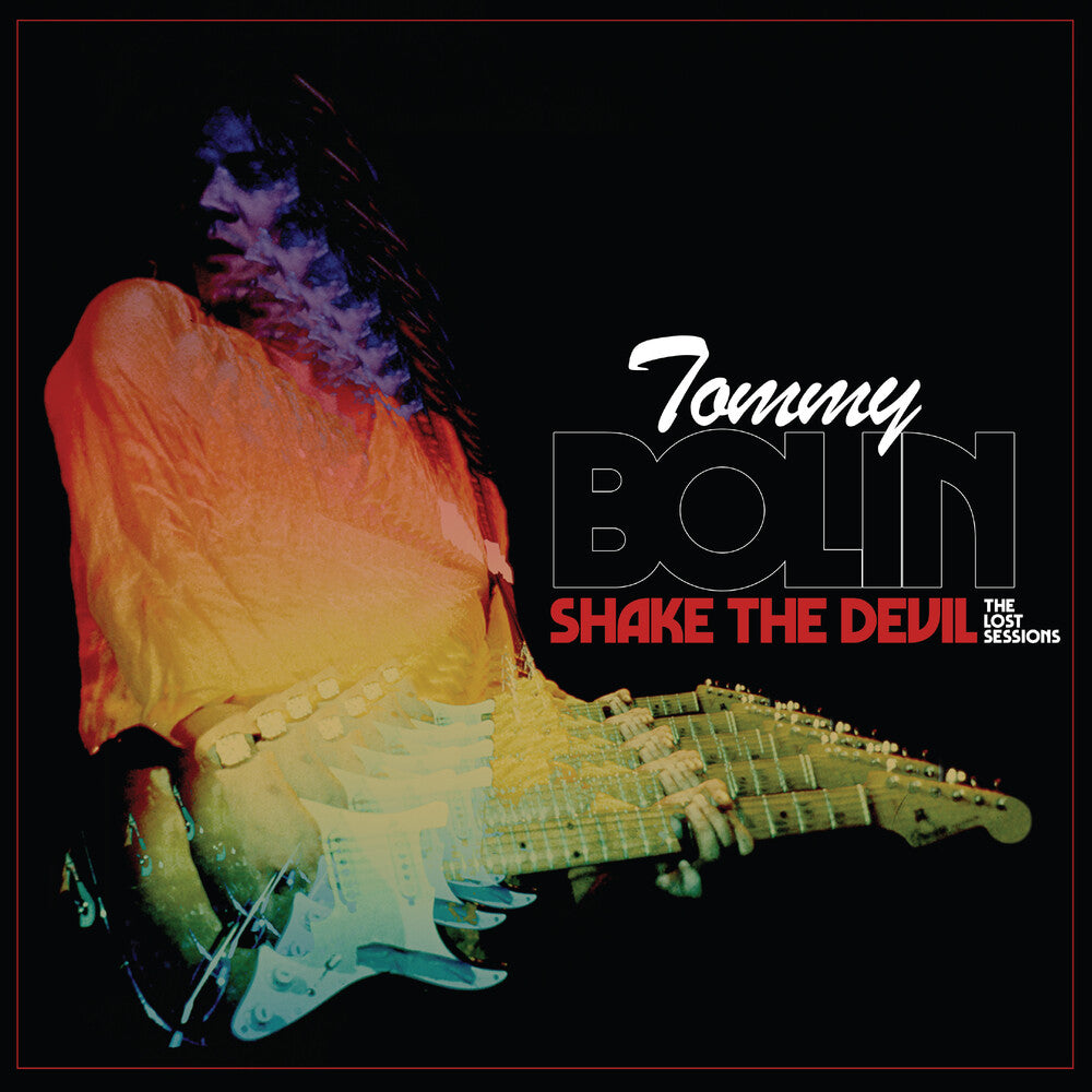 the album cover for Tommy Bolin - Shake The Devil - The Lost Sessions