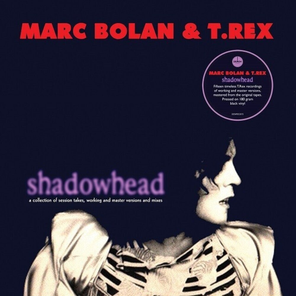 the album cover for Marc Bolan / T Rex - Shadowhead [180-Gram Black Vinyl]