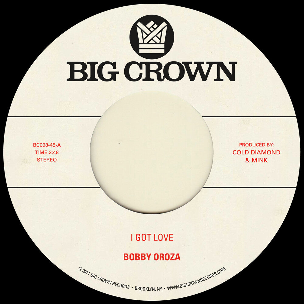 the album cover for Bobby Oroza - I Got Love b/w Loving Body