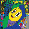 the album cover for Claud - Super Monster [Indie Exclusive Limited Edition Green & Blue Split LP]