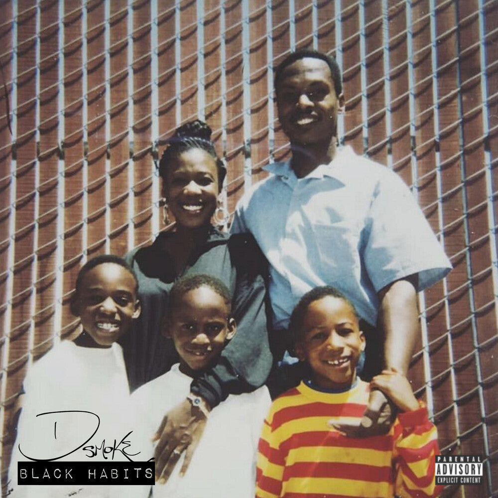 the album cover for D Smoke - Black Habits