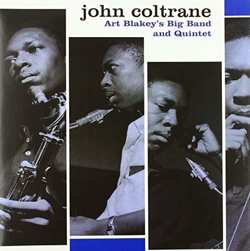 the album cover for John Coltrane - Art Blakey's Big Band & Quintet
