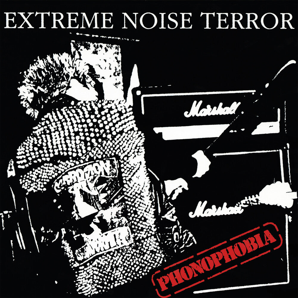 the album cover for Extreme Noise Terror - Phonophobia (Red Vinyl)
