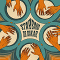 the album cover for Star Band De Dakar - Psicodelia Afro-Cubana De Senegal
