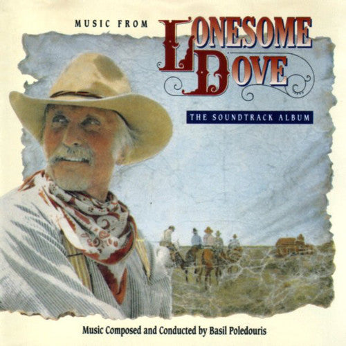 the album cover for Basil Poledouris - Music From Lonesome Dove (Soundtrack Album)