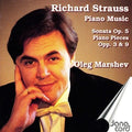 the album cover for Strauss / Oleg Marshev - Piano Music:Sonata & Other Pieces