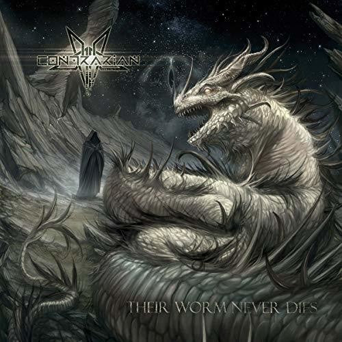 the album cover for Contrarian - Their Worm Never Dies