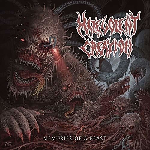 the album cover for Malevolent Creation - Memories Of A Beast