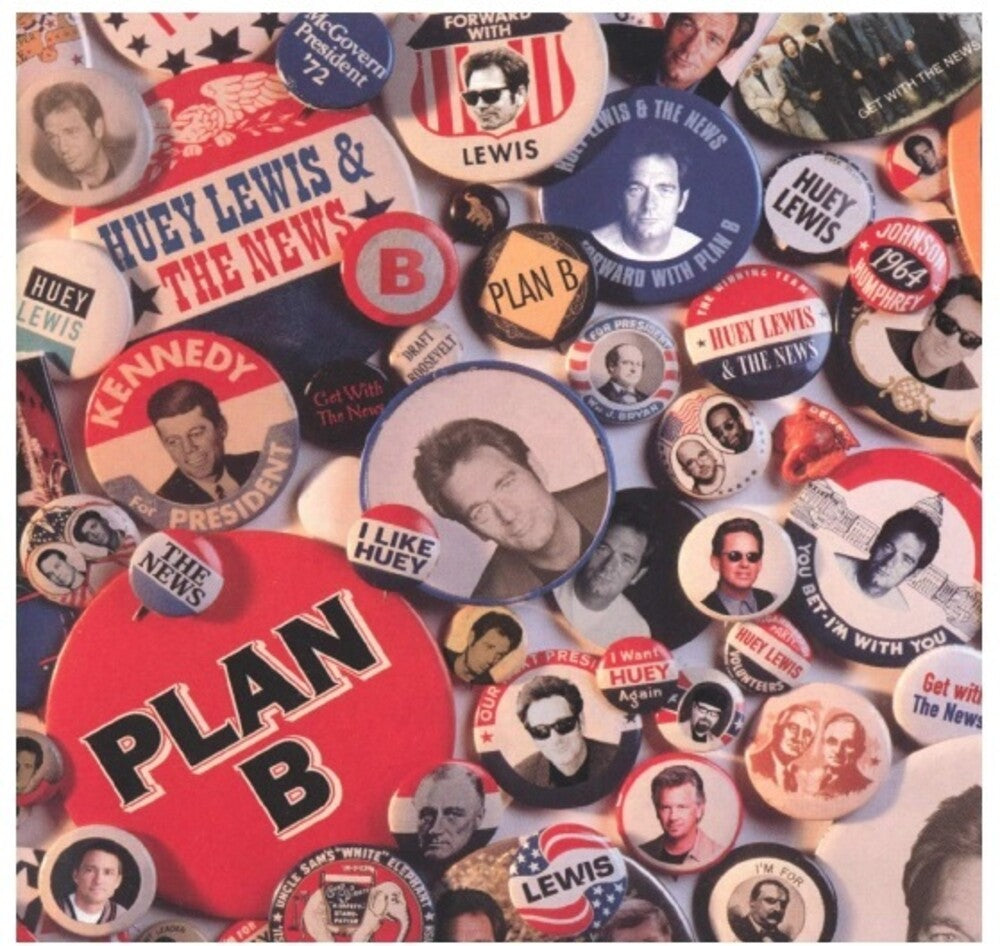 the album cover for Huey Lewis & The News - Plan B