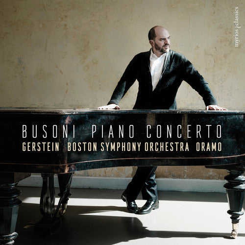 the album cover for Busoni / Gerstein / Boston Symphony Orchestra - Piano Concerto