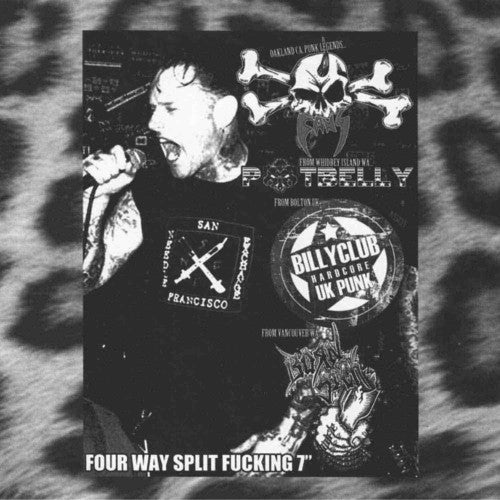 the album cover for Four Way Split Fucking / Various - Four Way Split Fucking / Various