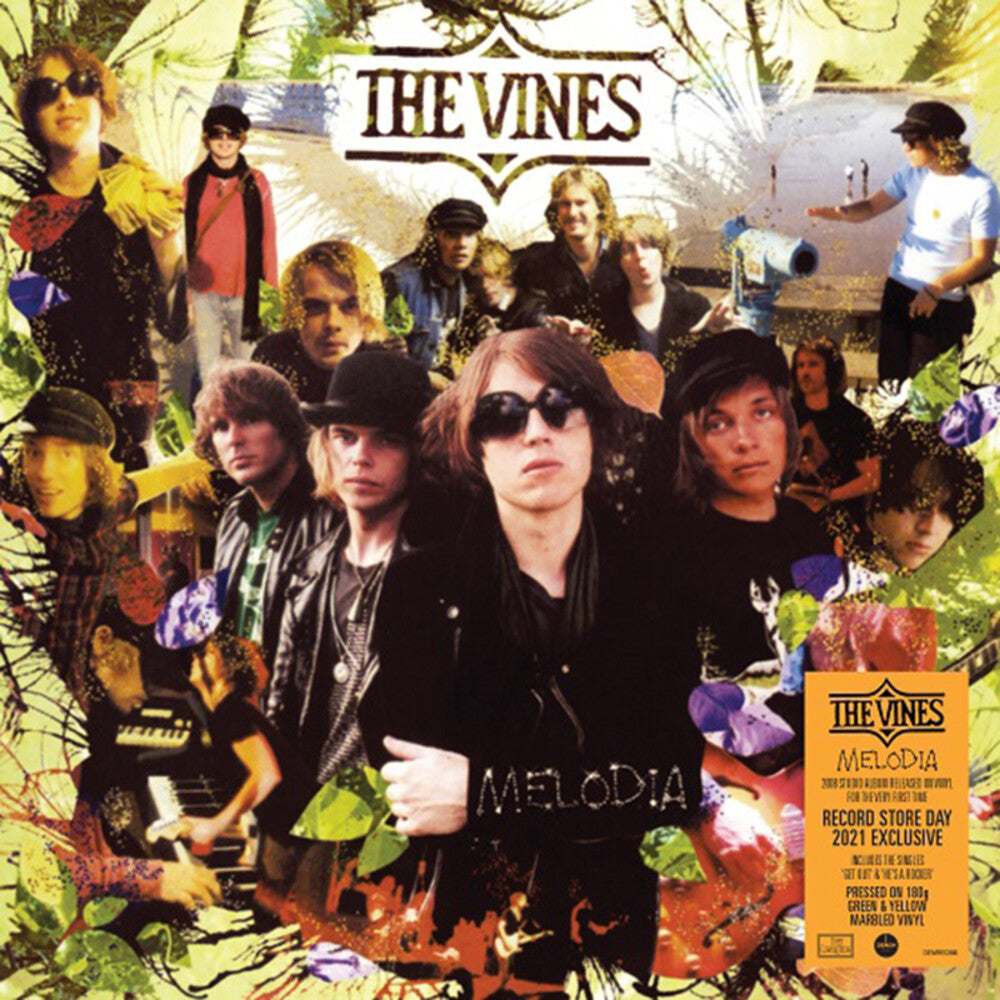 the album cover for Vines - Melodia [180-Gram Translucent Orange Amber Colored Vinyl]