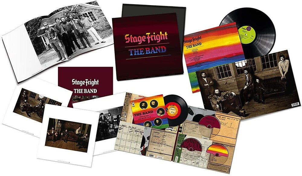 the album cover for The Band - Stage Fright: 50th Anniversary [Super Deluxe Edition]