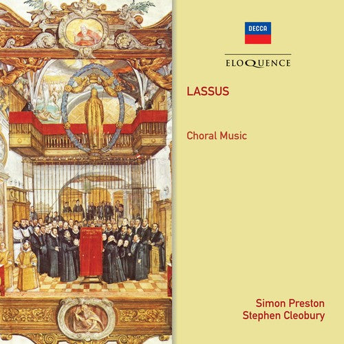 the album cover for Lassus / Simon Preston / Cleobury,Stephen - Lassus: Choral Music