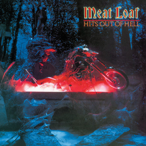 the album cover for Meat Loaf - Hits Out of Hell