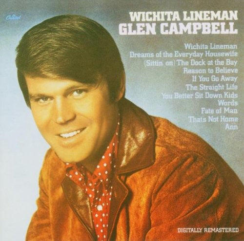 the album cover for Glen Campbell - Wichita Lineman