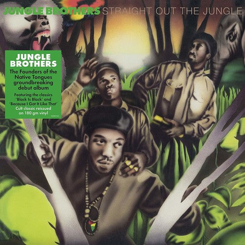 the album cover for Jungle Brothers - Straight Out The Jungle