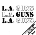 the album cover for L.A. Guns - Collector's Edition No. 1 EP [Blue Vinyl]