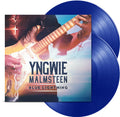 the album cover for Yngwie Malmsteen - Blue Lightning [Blue 2LP]