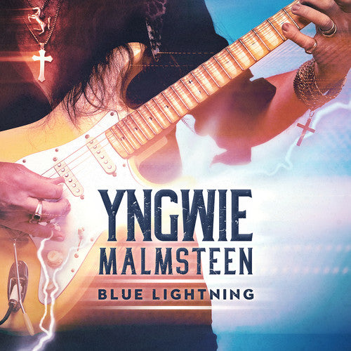 the album cover for Yngwie Malmsteen - Blue Lightning