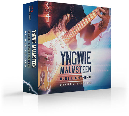 the album cover for Yngwie Malmsteen - Blue Lightning [Limited Edition Deluxe]