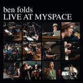 the album cover for Ben Folds - Live At Myspace [Limited Edition White LP]