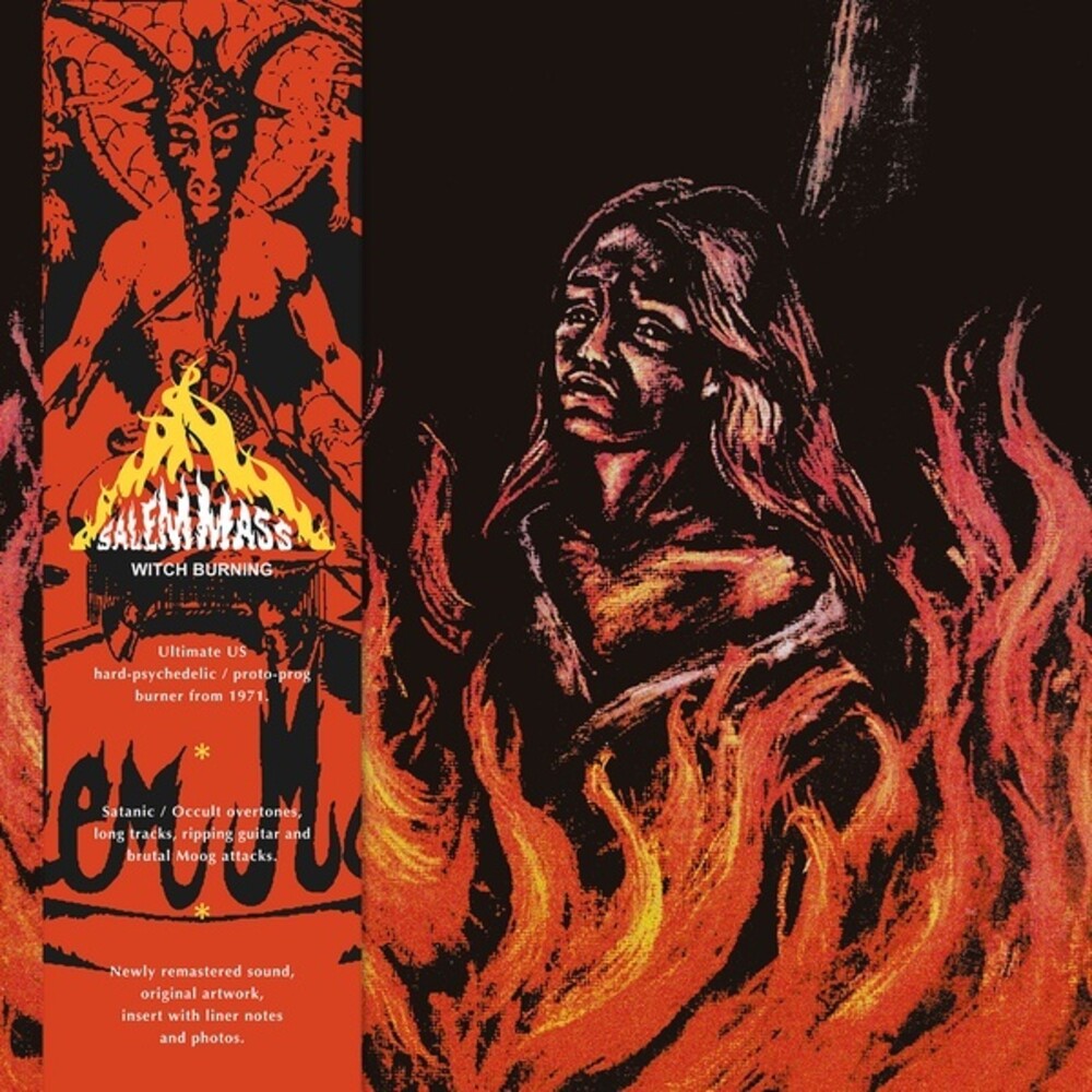 the album cover for Salem Mass - Witch Burning