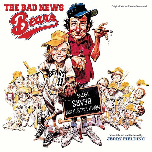 the album cover for Jerry Fielding - Bad News Bears [Colored Vinyl] [Limited Edition] (Ylw)