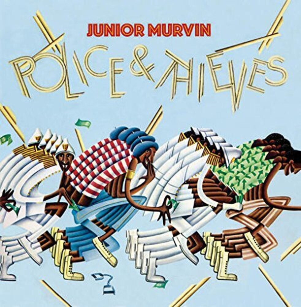 the album cover for Junior Murvin - Police & Thieves [Colored Vinyl] (Gold) [Limited Edition]
