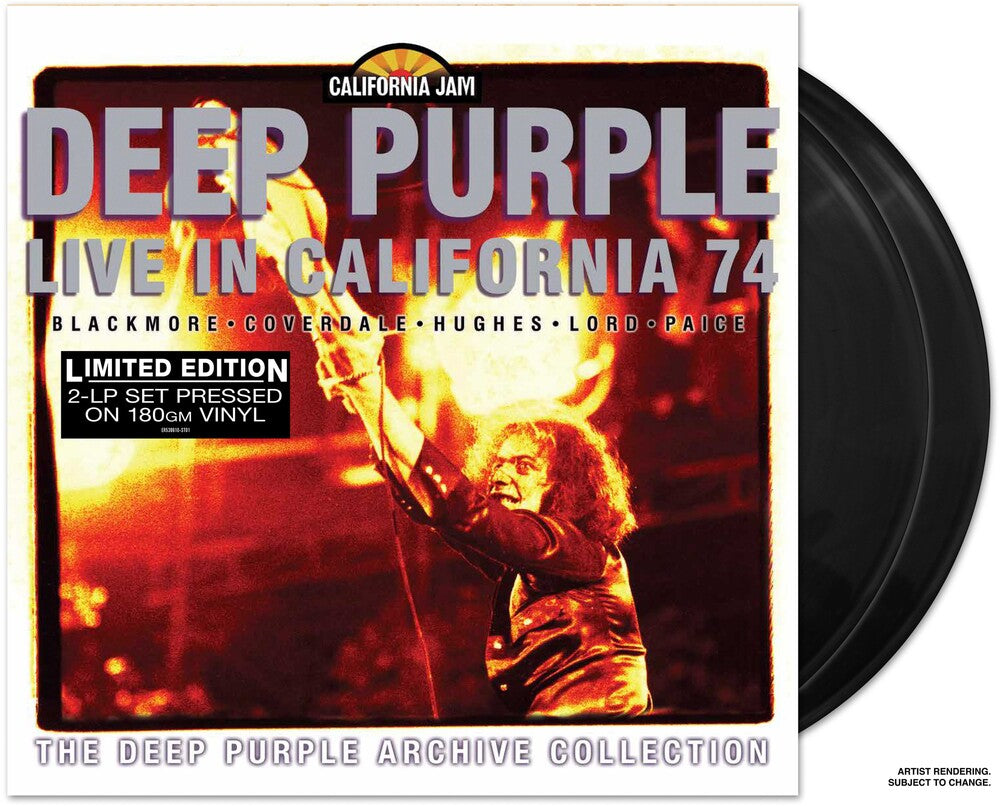 the album cover for Deep Purple - Cal Jam - Live In California '74 [Limited Edition 2 LP]