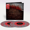 the album cover for Kreator - Under The Guillotine [Grey w/Red Splatter 2LP]