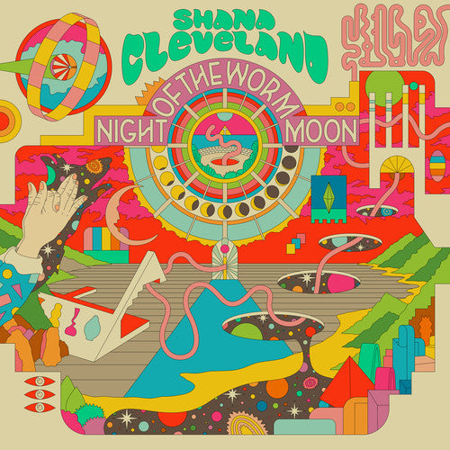 the album cover for Shana Cleveland - Night Of The Worm Moon [LP]