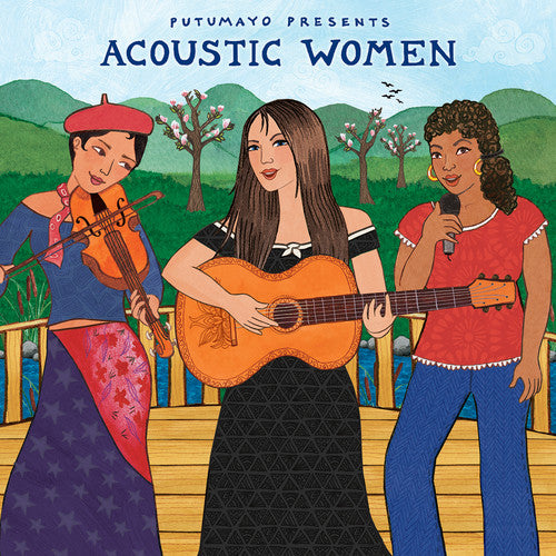 the album cover for Putumayo Presents - Acoustic Women